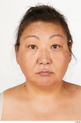 Face Woman Asian Chubby Studio photo references